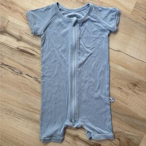 Blue Bamboo Ribbed Shortie